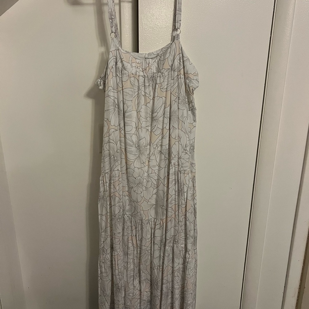 Floral Print Maxi Dress